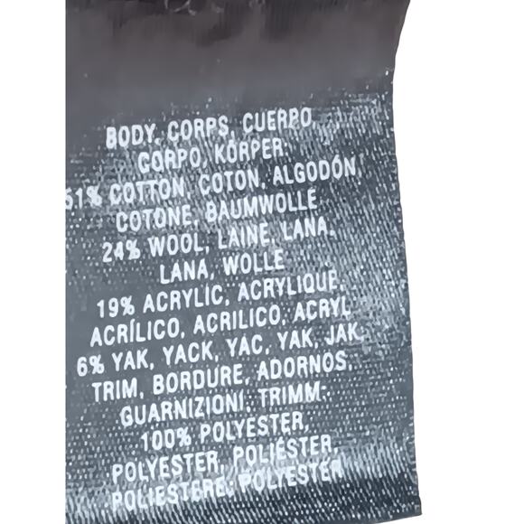 Anthropologie Sleeping On Snow Gray Cardigan Sweater Coat L Sherpa Lined - Picture 14 of 16